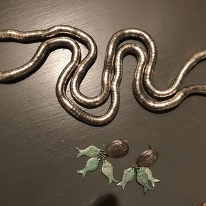 necklace and earring set